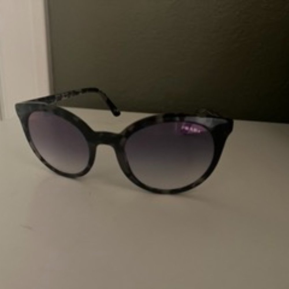 Prada SPR02X 02 510-725 Gray Havana Blue Gradient sunglasses
